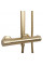 Душевой гарнитур REA TOM BRUSHED GOLD матовое золото с термостатом