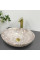 Умывальник (раковина) VBI PARMA GREY STONE GLOSSY накладной