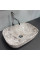 Умывальник (раковина) VBI RAVENNA STONE GLOSSY накладной