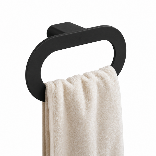 Полотенцедержатель кольцевой VBI TERRA BLACK