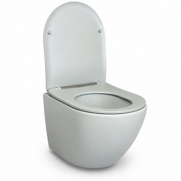 Подвесной унитаз VBI VULCANO LIGHT GREY MATT TORNADO