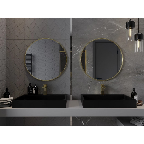 Дзеркало MEXEN LOFT 75 GOLD кругле