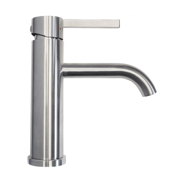 Смеситель для раковины REA FOSTER NICKEL BRUSHED низкий
