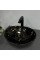 Умывальник (раковина) VBI PARMA MARBLE BLACK GLOSSY накладной