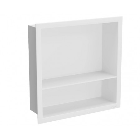 Вбудована полиця MEXEN X-Wall-R 30 WHITE з обідком
