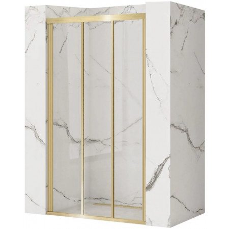 Душевая дверь REA ALEX 90 BRUSHED GOLD