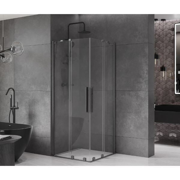 Душова кабіна MEXEN VELAR DUO 80х80 GRAPHITE