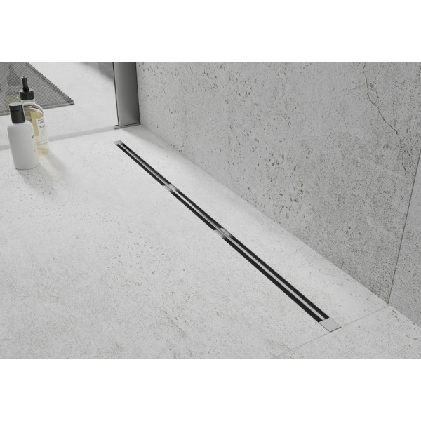 Трап для душу MEXEN FLAT 180 SUPER SLIM 360° сталь