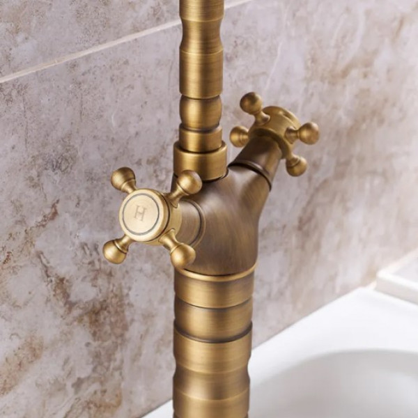 Смеситель для кухни REA RUSTICO BRUSHED GOLD золотой матовый