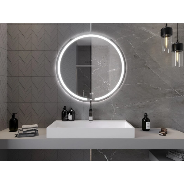 Дзеркало MEXEN ROSE 90 LED кругле