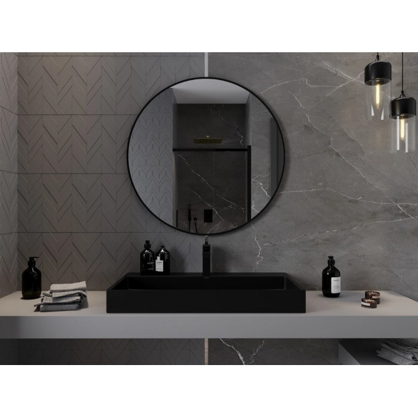 Дзеркало MEXEN LOFT 95 BLACK кругле