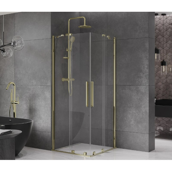 Душова кабіна MEXEN VELAR DUO 90х90 GOLD