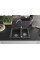 Гранітна кухонна мийка MEXEN CARLOS BLACK GRANITE + сифон CHROME