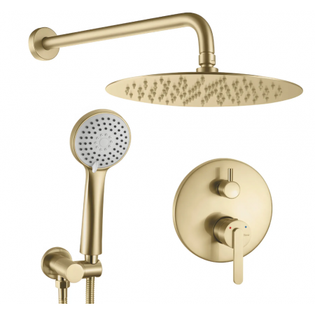 Душевая система REA ONTARIO BRUSHED GOLD + BOX скрытого монтажа