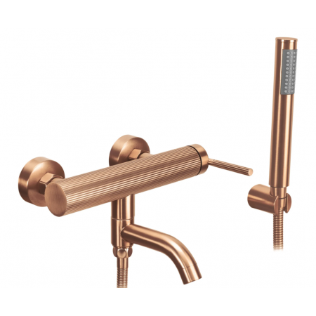 Смеситель для ванны и душа REA ARGON BRUSHED COPPER с изливом