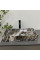 Умывальник (раковина) VBI TRIEST ANTHRACITE MARBLE накладной