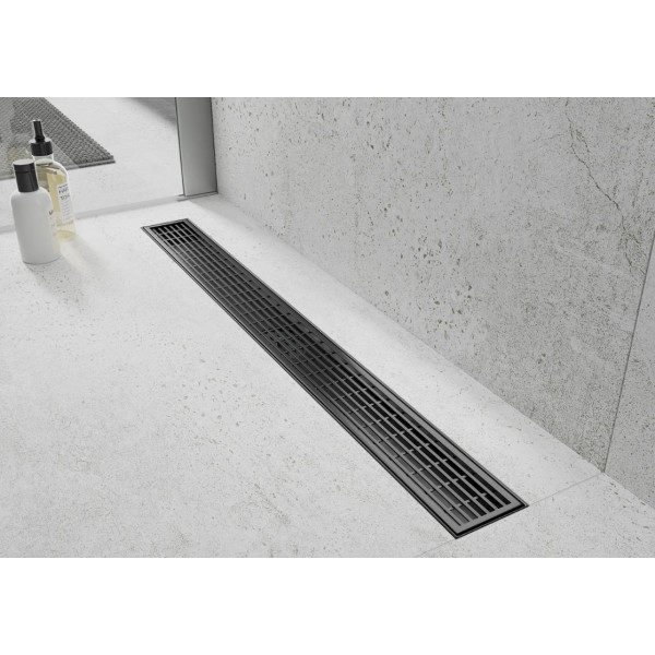Трап для душу MEXEN FLAT 60 M33 BLACK 360° чорний