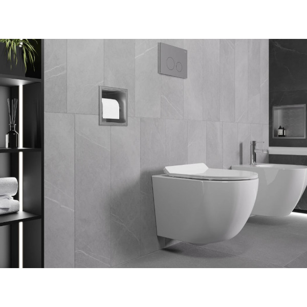 Вбудований тримач MEXEN X-WALL-P INOX для туалетного паперу