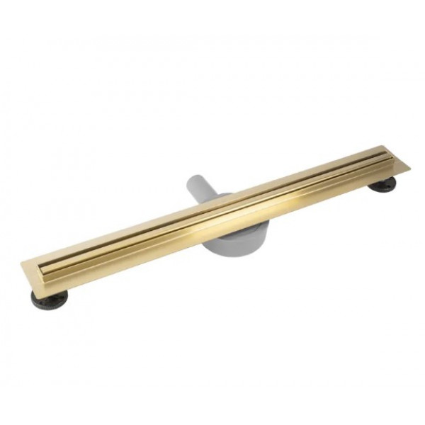 Трап для душа REA NEOX 80 SLIM PRO BRUSHED GOLD матовое золото