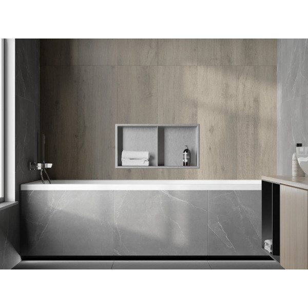 Вбудована полиця MEXEN X-Wall-R 60x30 INOX з обідком