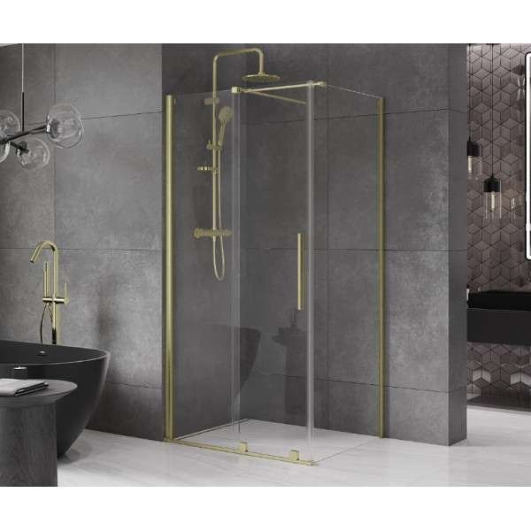 Душова кабіна MEXEN VELAR 90х110 BRUSHED GOLD