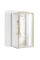 Душевая кабина REA RAPID SLIDE 120х90 BRUSHED GOLD пристенная