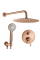 Душевая система REA ONTARIO BRUSHED COPPER + BOX скрытого монтажа