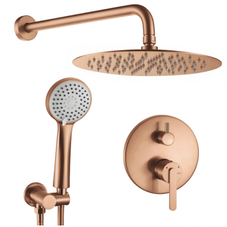 Душевая система REA ONTARIO BRUSHED COPPER + BOX скрытого монтажа