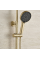Душевой гарнитур REA LUNGO STRIPE BRUSHED GOLD с изливом