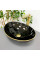 Умывальник (раковина) VBI PARMA BLACK GOLD EDGE накладной