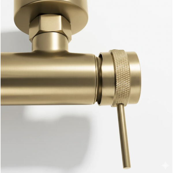 Смеситель для ванны REA LUNGO GRIP BRUSHED GOLD с изливом