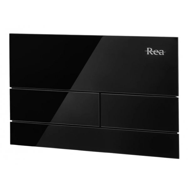 Кнопка смыва для инсталляции REA T BLACK GLOSSY