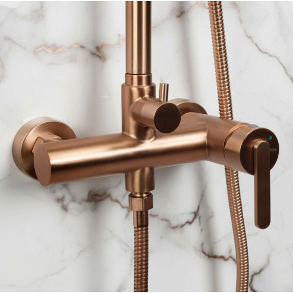 Душевой гарнитур REA ONTARIO BRUSHED COPPER