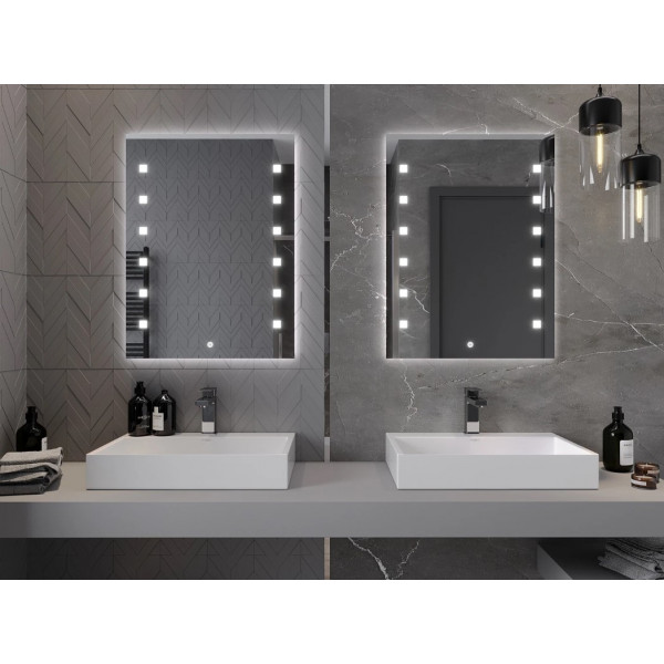 Дзеркало MEXEN NER 60x80 LED прямокутне