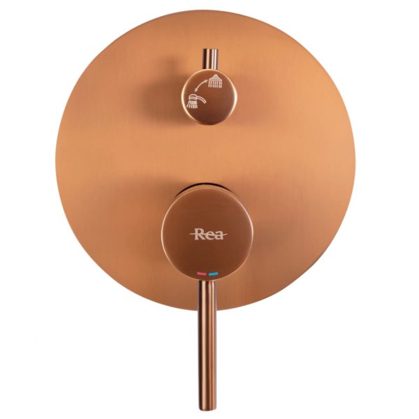 Душевая система REA LUNGO BRUSHED COPPER + BOX скрытого монтажа