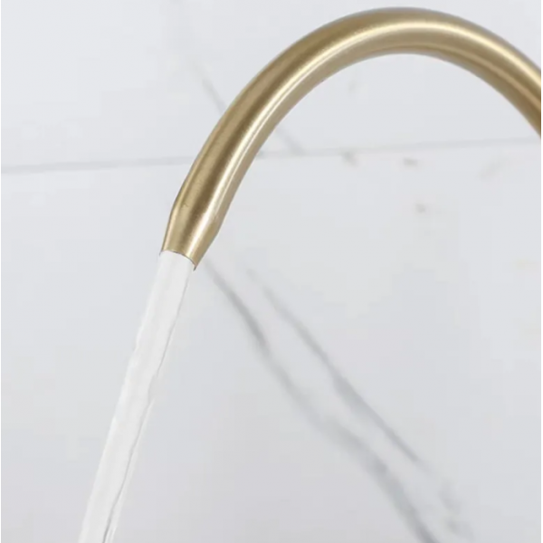 Смеситель для кухни REA ECO FRESH BRUSHED GOLD на две воды