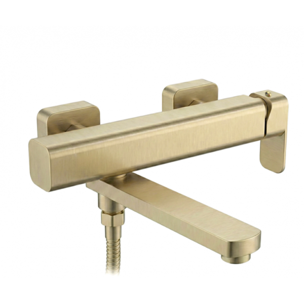 Смеситель для ванны REA ARLO BRUSHED GOLD с изливом