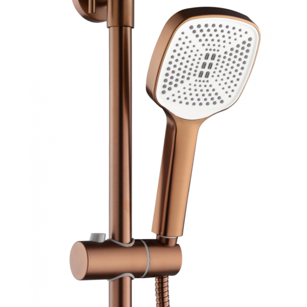 Душевой гарнитур REA ARGUS BRUSHED COPPER с изливом