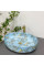 Умывальник (раковина) VBI UDINE MARBLE BLUE MATT накладной