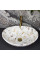 Умывальник (раковина) VBI PARMA S MARBLE WHITE GLOSSY накладной