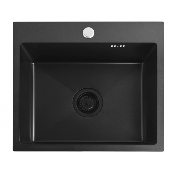 Стальная кухонная мойка REA LEO 50 BLACK
