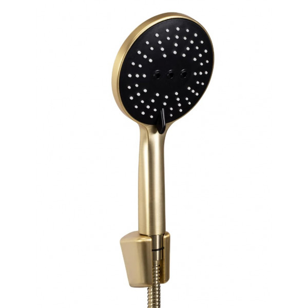 Смеситель для ванны и душа REA FOSS BRUSHED GOLD настенный с изливом