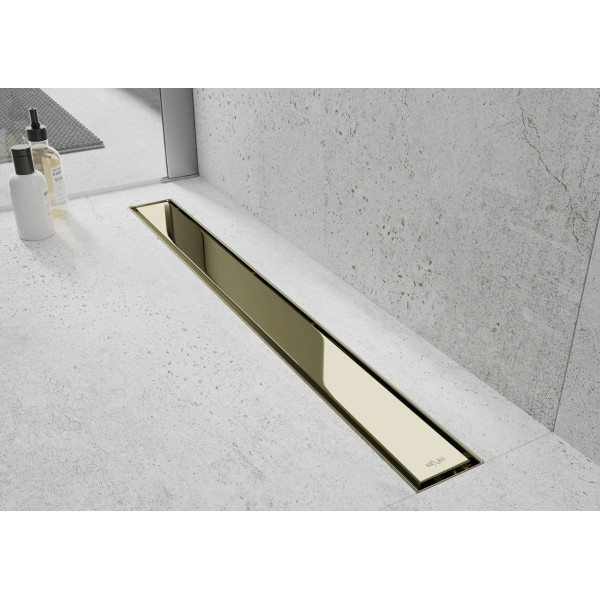 Трап для душу MEXEN FLAT 80 M13 GOLD 360 ° золотий