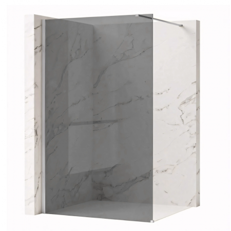 Душевая стенка REA FLEXI 120 GREY CHROME