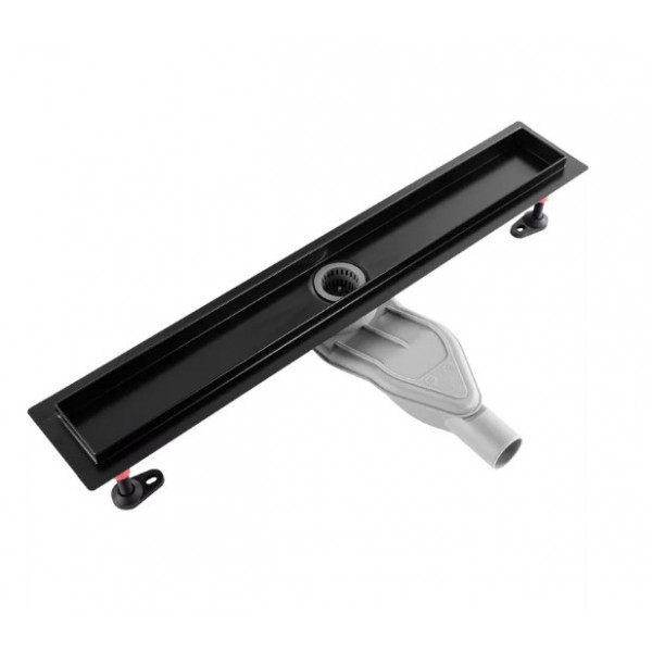 Трап для душа REA NEOX 60 SUPERFLOW BLACK 2в1 черный