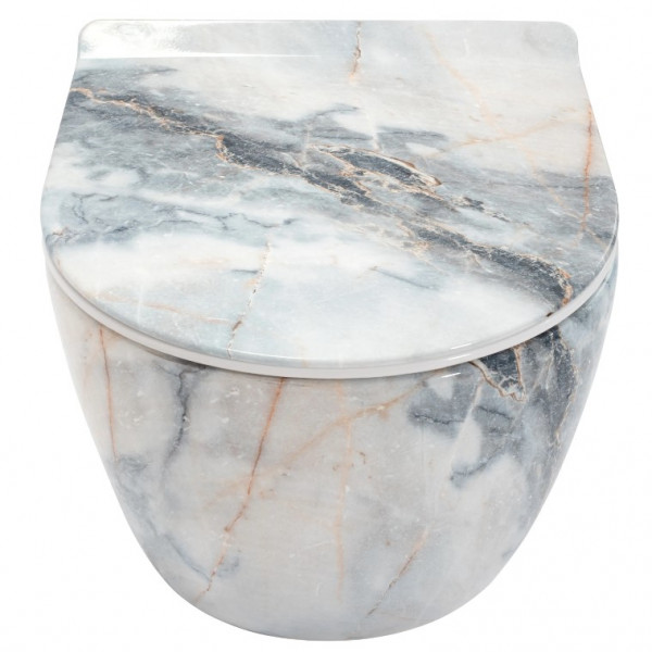 Підвісний унітаз REA CARLOS GRANIT SHINY GLOSSY