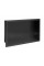 Встраиваемая полка REA 30X45 BLACK MATT с ободком