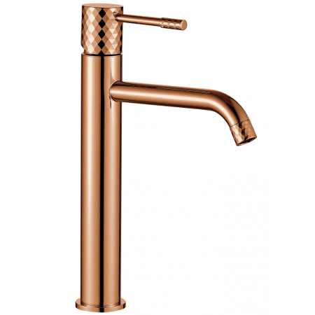 Смеситель для раковины (умывальника) REA LUNGO DIAMOND COPPER высокий