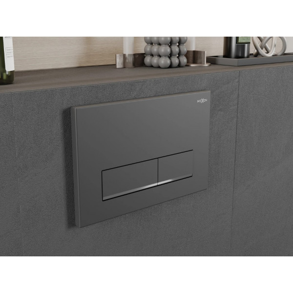 Кнопка змиву для інсталяції MEXEN FENIX 12 GRAPHITE