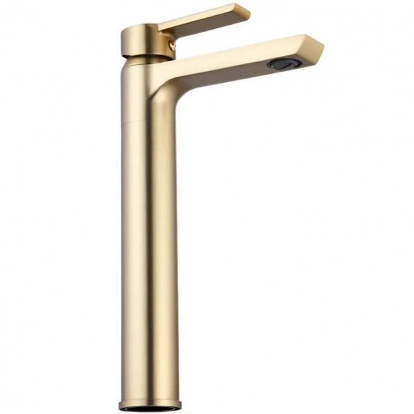Смеситель для раковины (умывальника) REA  ARGUS BRUSHED GOLD высокий *